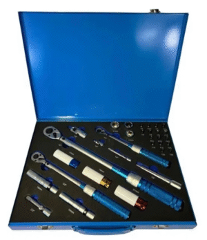 Комплект динамометрични ключове с заключване KraftWelle