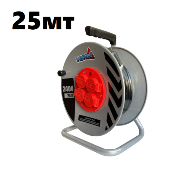 Макара удължител 25 или 50 метра 2х2.5mm - T645