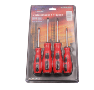 Комплект отвертки 4 части - T04