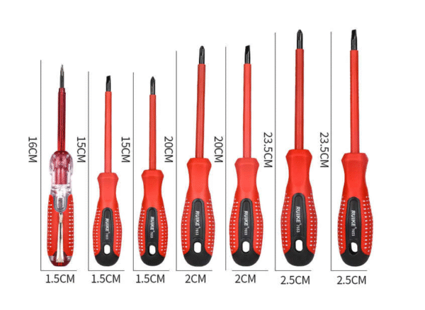 о3 Отверки електричарски 7бр комплект - T587