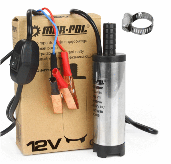 пѝ Помпа за гориво 12v 38mm Mar-Pol / помпа източване на гориво