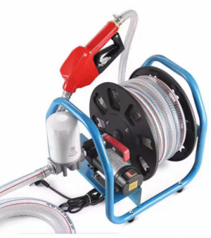 Електрическа помпа за гориво 380W – 12V 50 л/мин, с маркуч и пистолет