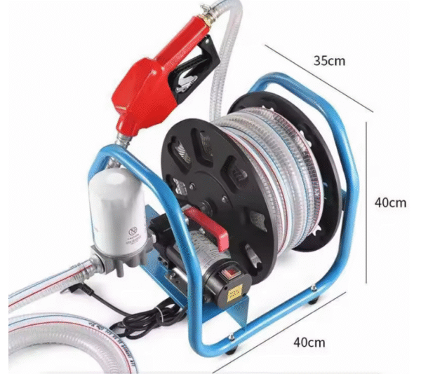 Електрическа помпа за гориво 380W – 24V 50 л/мин, с маркуч и пистолет