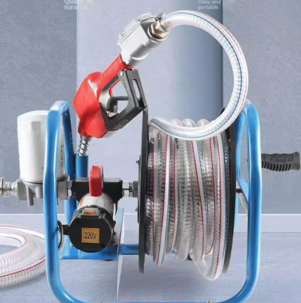 Електрическа помпа за гориво 380W – 24V 50 л/мин, с маркуч и пистолет