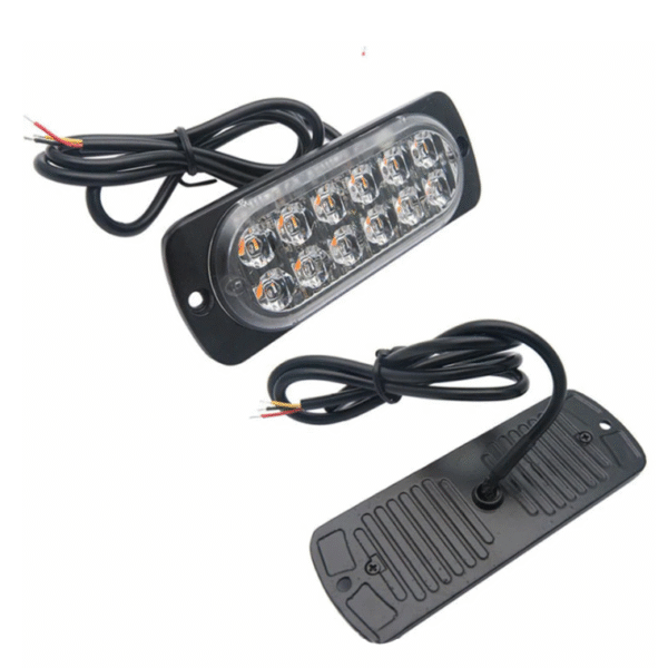 4 бр. блиц аварийна светлина с 12 диода