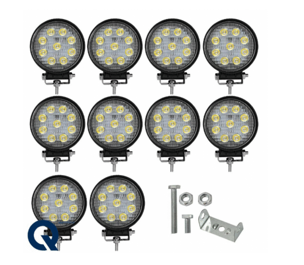 10 БР. ДИОДЕН ХАЛОГЕН 9 ДИОДА 27W