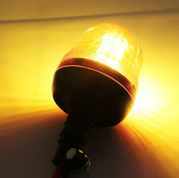 LED ЛЕД Аварийна/сигнална лампа Маяк буркан 12 / 24V - На прът