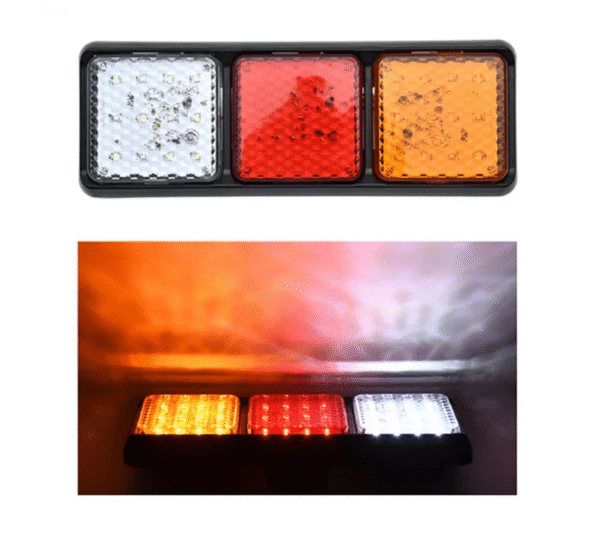 12V Комплект мултифункционални диодни стопове - T44