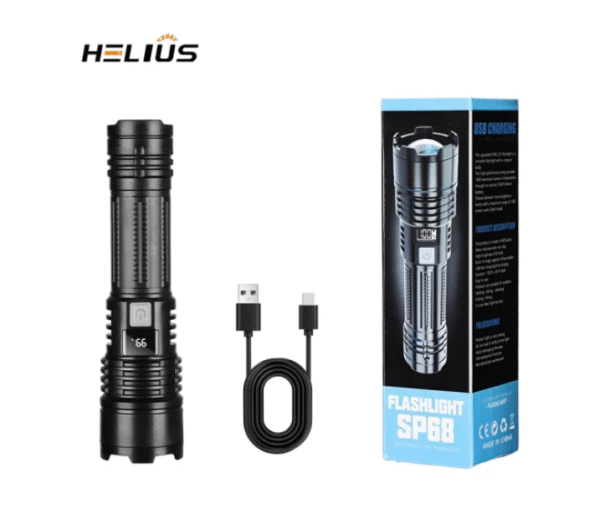 LED фенер USB зареждане
