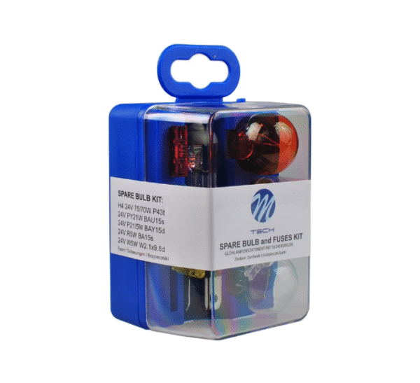 hk2 Сервизен комплект за резервни крушки с предпазители - H4 24V