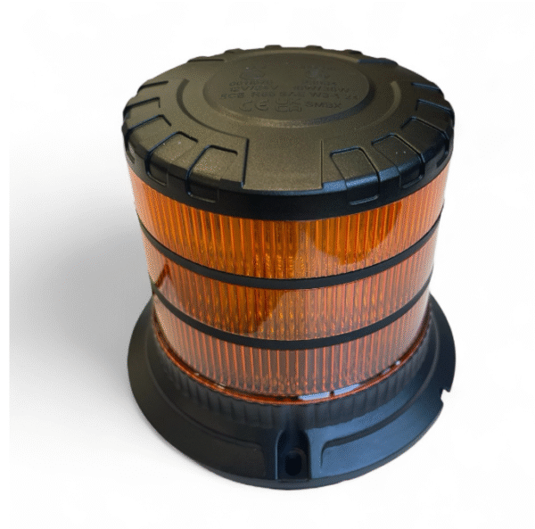 LED авариен буркан с жълта светлина – ДЕН/НОЩ функция, 12/24V, сертифициран R65/E9