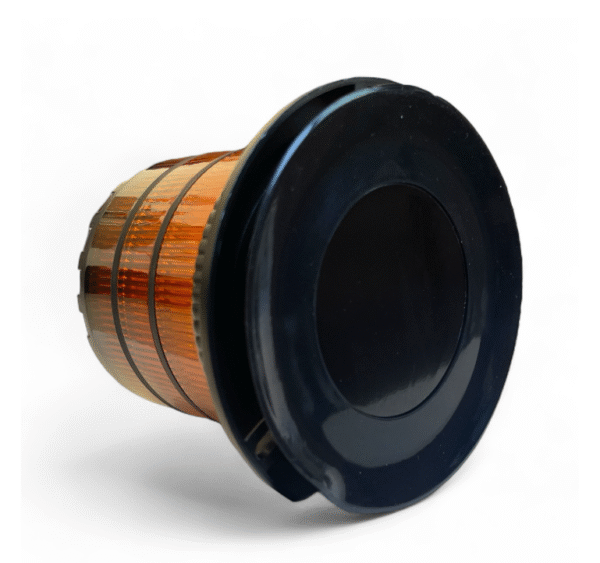 LED авариен буркан с жълта светлина – ДЕН/НОЩ функция, 12/24V, сертифициран R65/E9