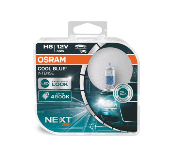 m Osram халогенни крушки H8 Cool Blue Intense Next Gen 12V, 35W, PGJ19-1, 4800K, 800lm