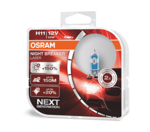Osram халогенни крушки H11 Night Breaker Laser +150% 12V, 55W, PGJ19-2, 1350lm