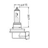 ol1 Osram халогенни крушки H11 Night Breaker Laser +150% 12V, 55W, PGJ19-2, 1350lm