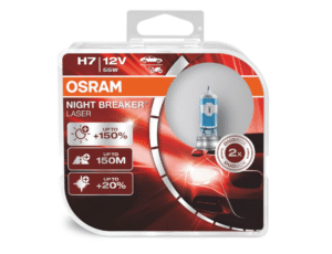 Osram халогенни крушки H7 Night Breaker Laser +150% 12V, 55W, PX26D, 1500lm