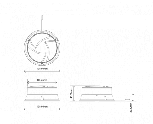 Сигнална лампа / маяк LED - Буркан ЛЕД
