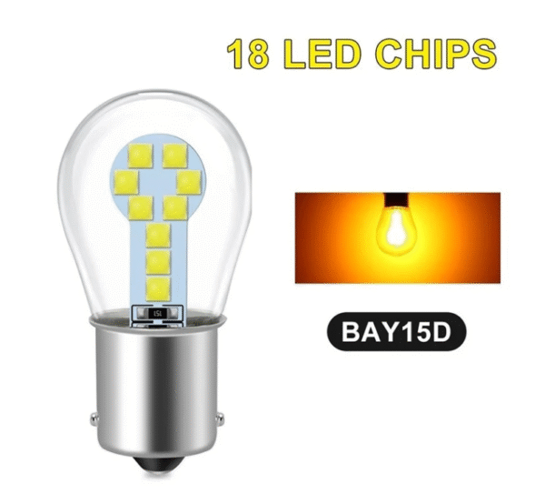 Диодни крушки 2бр BA15s LED - T126