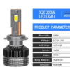 Диодни крушки H4 12V/24V - X20 LED
