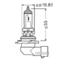 Osram халогенни крушки HB4/9006 Night Breaker Laser +150% 12V, 51W, P22d, 1000lm