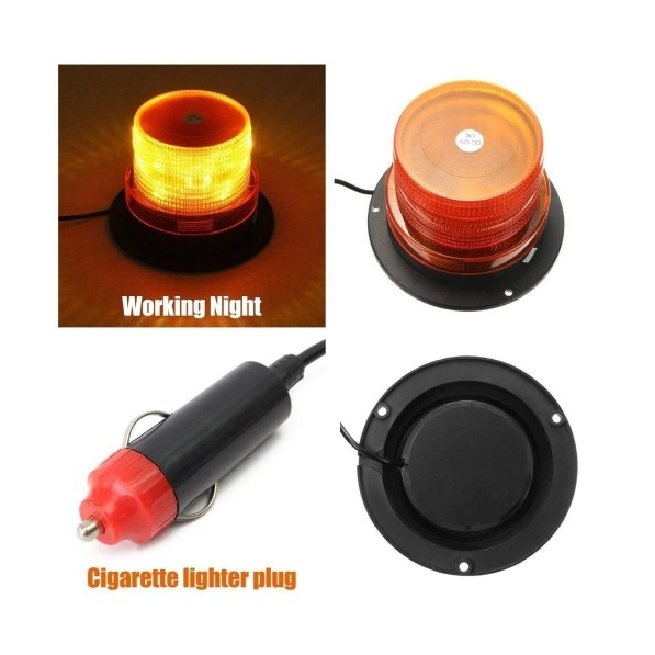 LED ЛЕД Аварийна/сигнална лампа Маяк буркан 12 / 24V