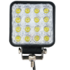 v2 LED Халоген M-tech Work Light тип кубче с 16 диода 10-30V, 48W, 6000K, 3600lm, 128x110x58mm