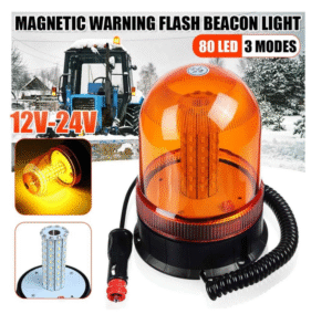 LED ЛЕД Аварийна/сигнална лампа Маяк буркан 12 / 24V - 70 Диода