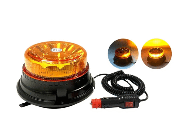 Аварийна лампа с магнит за автомобили Камиони Трактор 12 / 24V - ECE R65 R10 E9