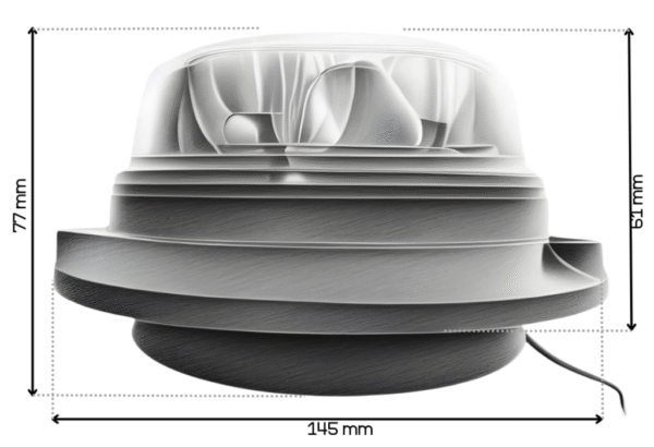 Аварийна лампа с магнит за автомобили Камиони Трактор 12 / 24V - ECE R65 R10 E9