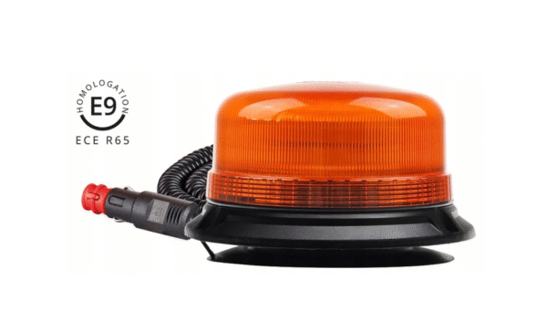 Аварийна лампа с магнит за автомобили Камиони Трактор 12 / 24V - ECE R65 R10 E9