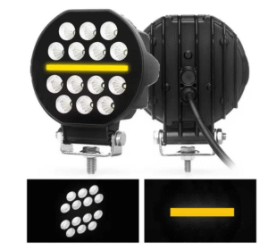 дх Диоден халоген LED светлини габарит, жълта 12/24V 50W - T458