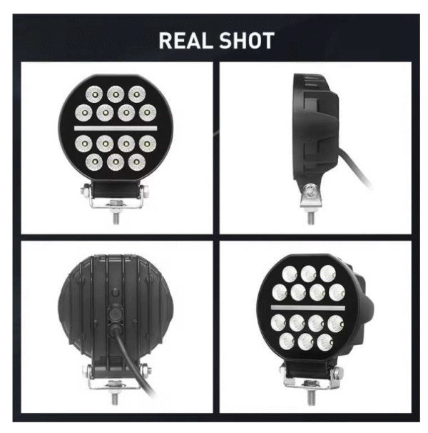 Диоден халоген LED светлини габарит, жълта 12/24V 50W - T458