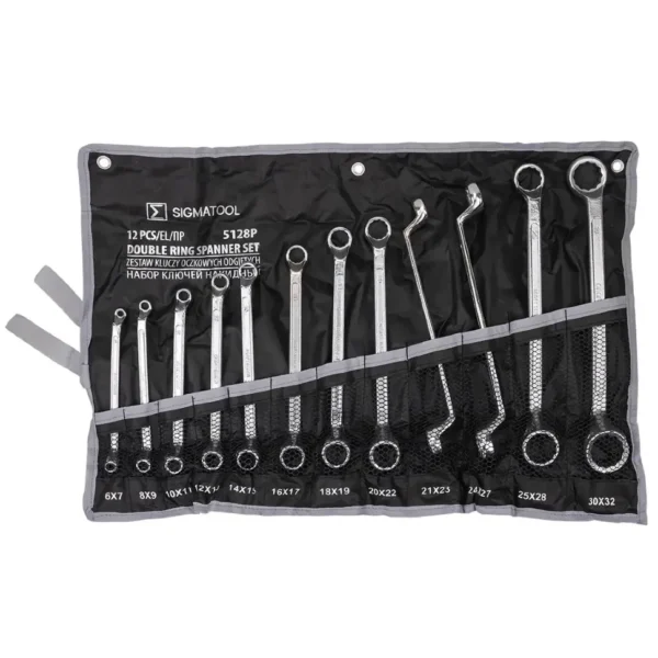 к7 КОМПЛЕКТ ЗВЕЗДОГАЕЧНИ КЛЮЧОВЕ ЛУЛИ 6 – 32 ММ 12 ЧАСТИ SIGMATOOL