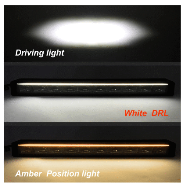 LED бар 106см комбиниран с жълт и бял габарит - T237