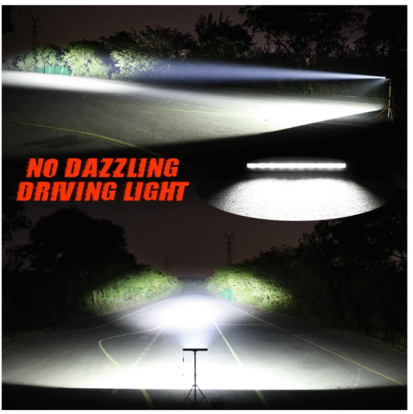 LED бар 106см комбиниран с жълт и бял габарит - T237