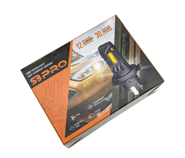 лк.2 Диодни крушки H7 с вграден вентилатор LED - T281