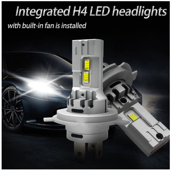 лк(1 Диодни крушки H4 с вграден вентилатор LED - T281 Арт.№: T281-H4 Препоръчан