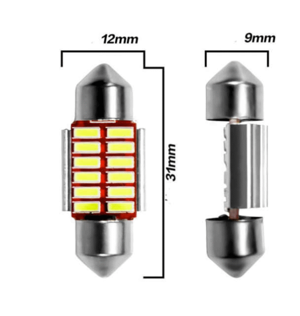 лк2 LED Крушки за плафон 31мм 12/24V G-TECH - T270
