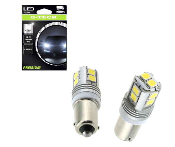 LED крушка бяла BA9s G-Tech 12/24V - T467