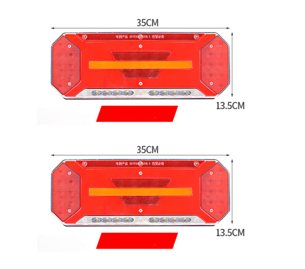 Стоп к-т диоден ЛЕД 5 светлини с динамичен мигач 12/24V - T549 Арт.№: T549