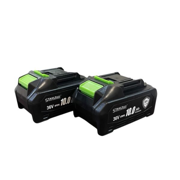 ст(12 АКУМУЛАТОРНА РЕЗАЧКА STAHLMAYER 36V 10AH С ДИСПЛЕЙ , ДВЕ БАТЕРИИ И 2 ВЕРИГИ – 30СМ ШИНА