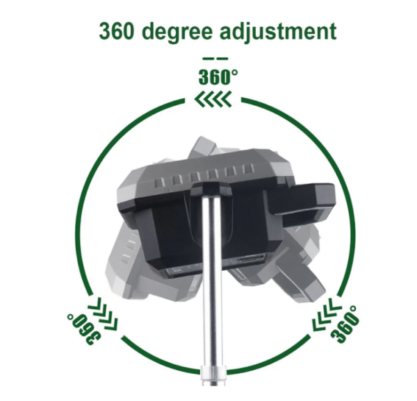 Мощна акумулаторна работна лампа - телескопична