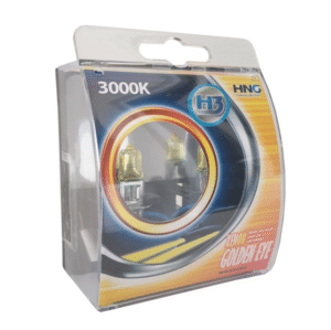 х2 Халогенни крушки HNG H3 55W тип ''Golden eye'' жълти 2бр/к-т