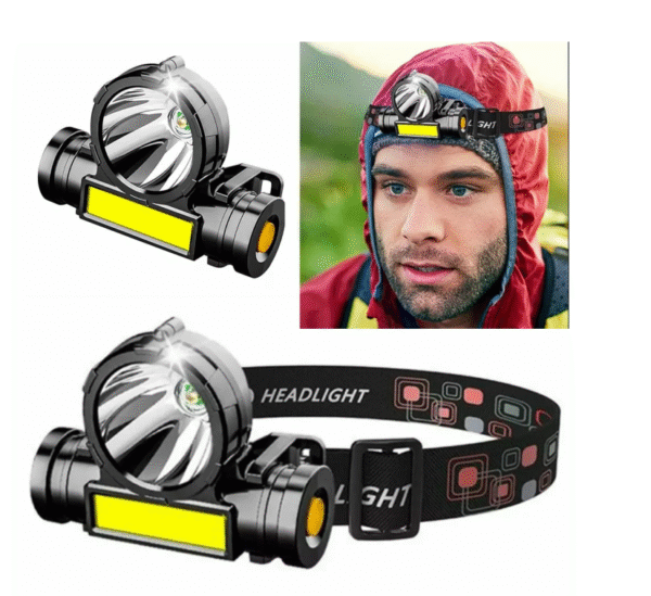 Челник 2 LED - 4в1 с USB кабел