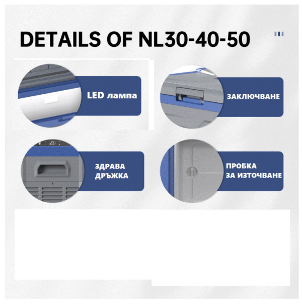 Хладилна кутия NL40 - Alpicool / 40L - 12V/24V/220V
