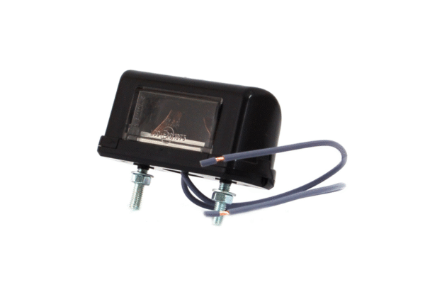 Малък плафон за номер с крушка