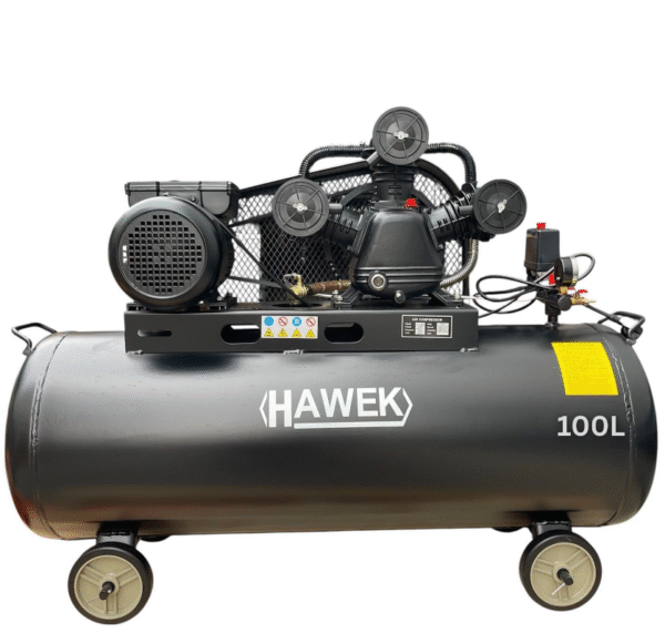 КОМПРЕСОР ЗА ВЪЗДУХ 100 ЛИТРА HAWEK