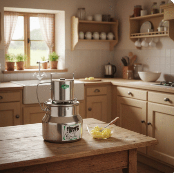 Електрическа млекобиячка , Машина за биене на масло 5литра