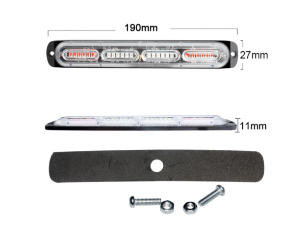 Блиц аварийна светлина с 24 диода