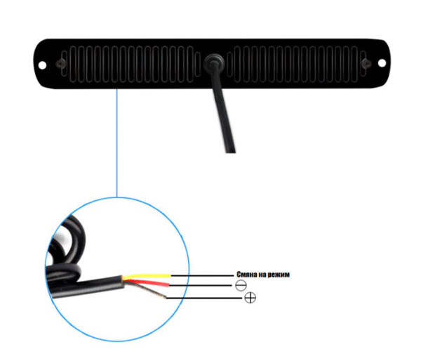 Блиц аварийна светлина с 24 диода